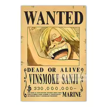 One Piece Wanted Posters | Vintage Anime Wall Art Collection