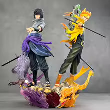 22cm Naruto & Sasuke Battle Figure – Naruto Shippuden Collectible Statue