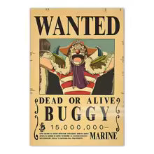 One Piece Wanted Posters | Vintage Anime Wall Art Collection